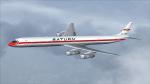 FSX/P3D  Justflight DC-8-61CF Saturn Airways 1972 Textures